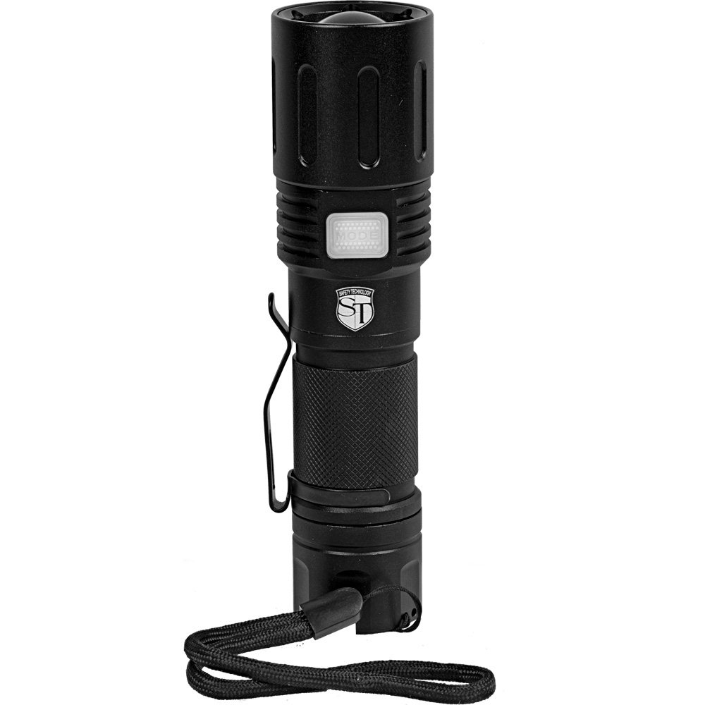 Safety Technology 3000 Lumens LED Self Defense Zoomable Flashlight view 2